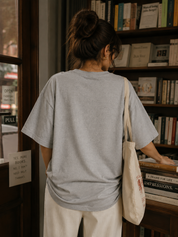 Hot Girls Have Library Cards | Oversized T-Shirt
